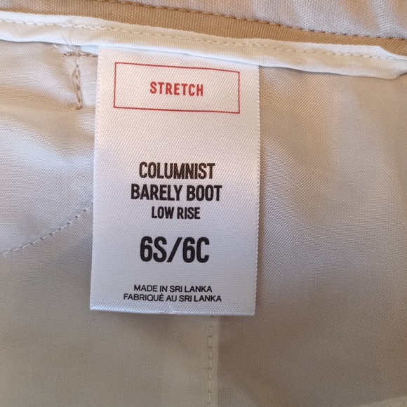 Express Columnist Barely Boot Low Rise Pants. Stretchy Size 6 Short - Picture 4 of 5